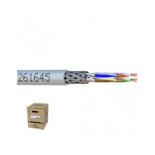 Câble S/Ftp Cat6A Patch Lszh Gris Dévidoir 305 M