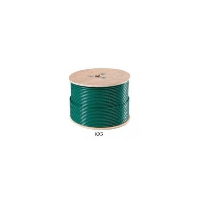 CABLE VIDEO KX 6A  VERT  100m 110205