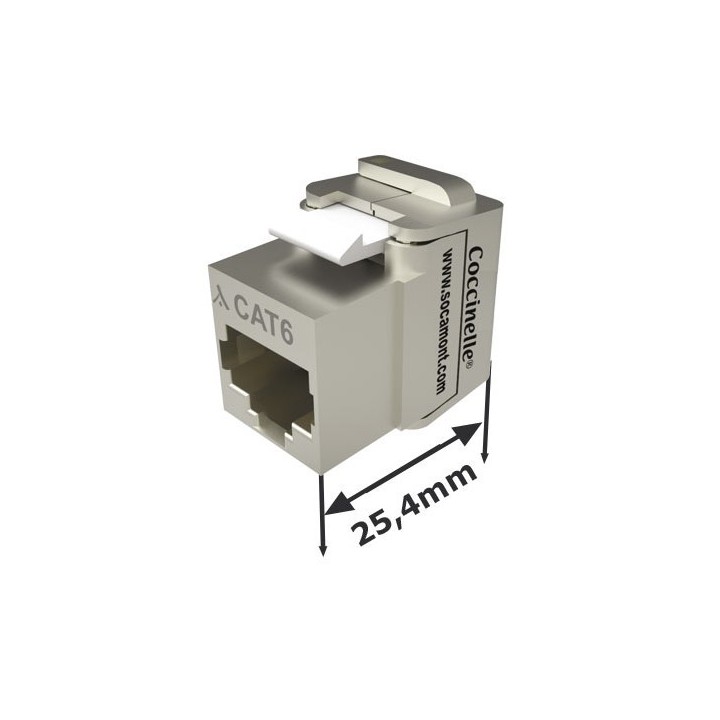 CONNECTEUR NOYAU RJ45 cat 6 FTP*
