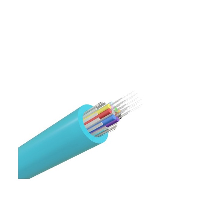 CABLE OPTIQUE MBO-RENFORCE 12FO INT/EXT-ET.SECHE-LSOH OM4