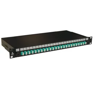Tiroir Optique 19'' 24 Lc Duplex Om3 Om4 50 /125 Aqua/Kit Management