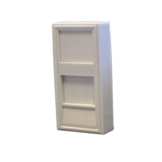PLASTRON DROIT 1 ENTREE KEYSTONE 22,5X45 AVEC VOLET
