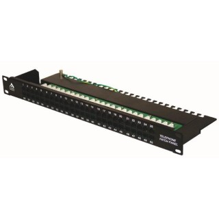 PANNEAU 50 PORTS RJ45 UTP CAT3 3/6-4/5 1U CONNEXIONS TYPE 110