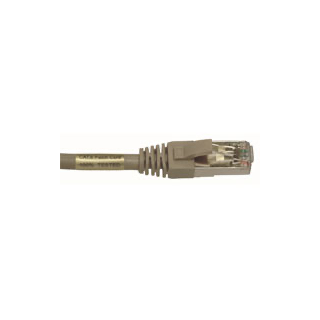 CORDON RJ45 CAT6 FUTP 100OHMS LSOH SURMOULE GRIS LG 1M*