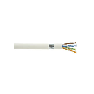 Cable F/Utp 4P Cat6 Blanc Lszh C100M