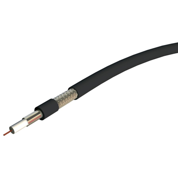 COAX 11dB 75OHMS PE NOIR EXT