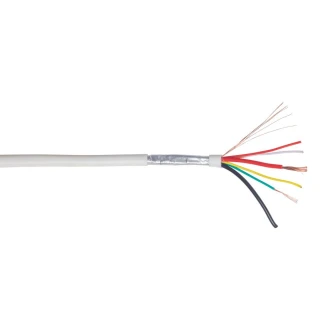 Câble Alarme 2X0.75+8X0.22 Bobine Carton 100M
