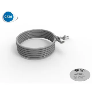 Cordon Rj45 Cat6 Futp 100Ohms Lsoh Surmoule Gris Lg 3M