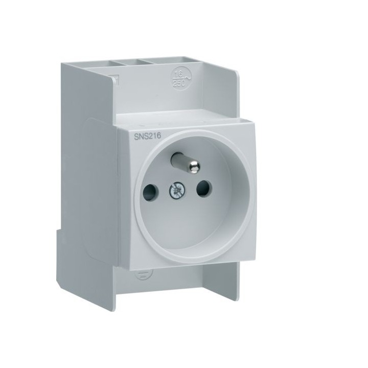 Prise de courant modulaire 16A 2P+T connexion SanVis