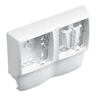 Cadre Double Appareillage Saillie Legrand 20, 22X12Mm-Pour Moulure Keva 22X12Mm