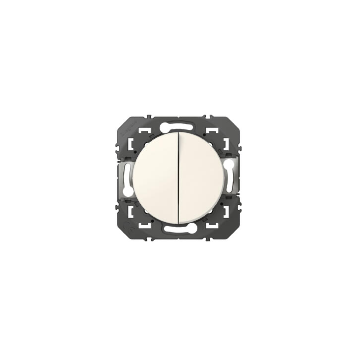 DOUBLE POUSSOIR BLANC