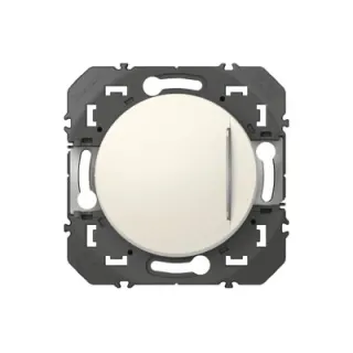 Poussoir Simple Avec Voyant Lumineux Dooxie 6A 250V~ Finition Blanc