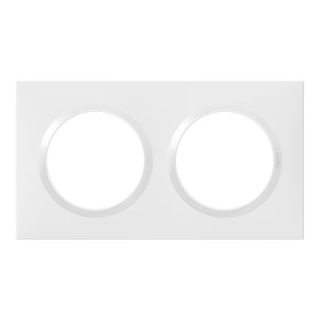 PLAQUE 2P BLANC