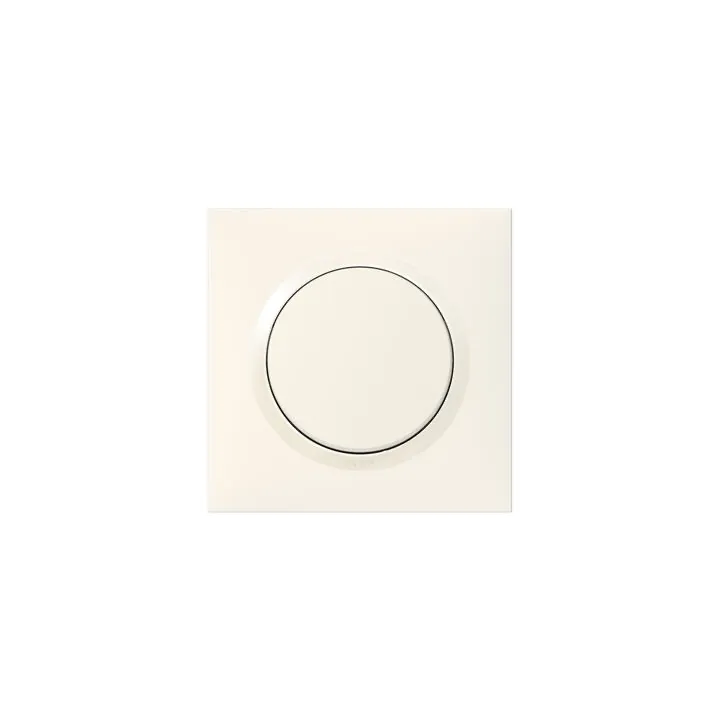 Poussoir Dooxie One 6A 250V~ Avec Plaque Carrée Blanche Et Griffes