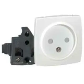 Prise De Courant 2P Appareillage Saillie Composable - Blanc
