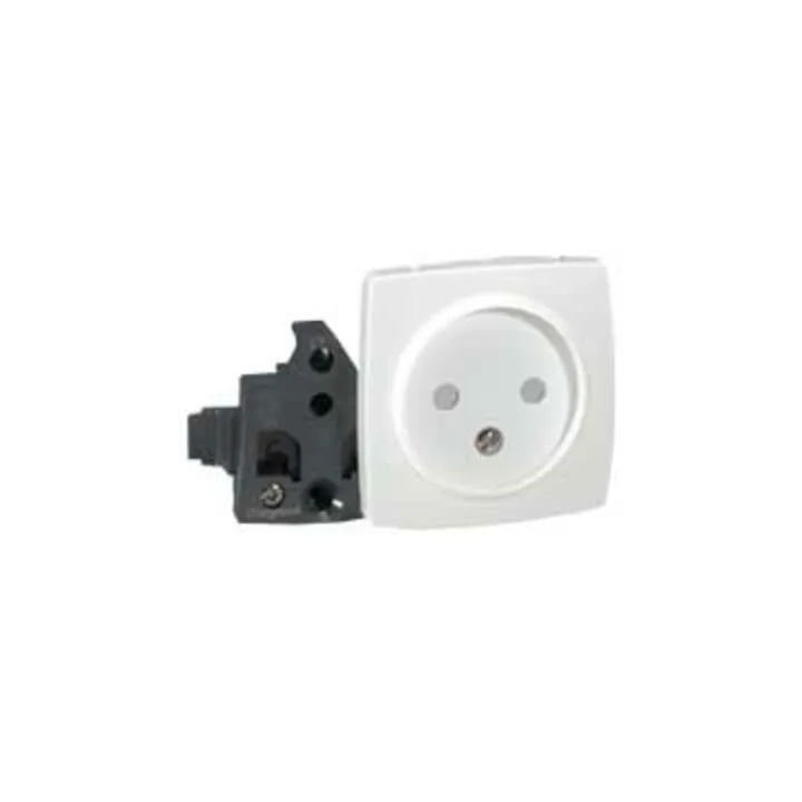 Prise De Courant 2P Appareillage Saillie Composable - Blanc