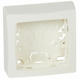 Cadre Saillie 1 Poste Appareillage Saillie Blanc