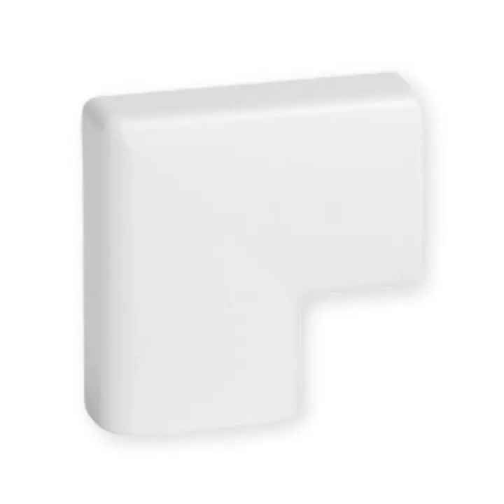 Angle Plat Pour Optima Tm 32X12,5 Blanc