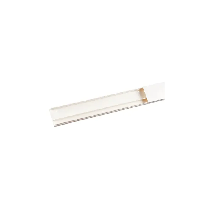Moulure Keva 50Mmx20Mm - Fond+Couvercle-2 Compartiments-Longueur 2M-Blanc Artic