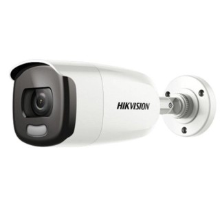Caméra bullet 2 MP avec vision couleur 24/7, éclairage LED chaud et technologie WDR 130 dB. (DS-2CE10DFT-F28(2.8mm)(O-STD))