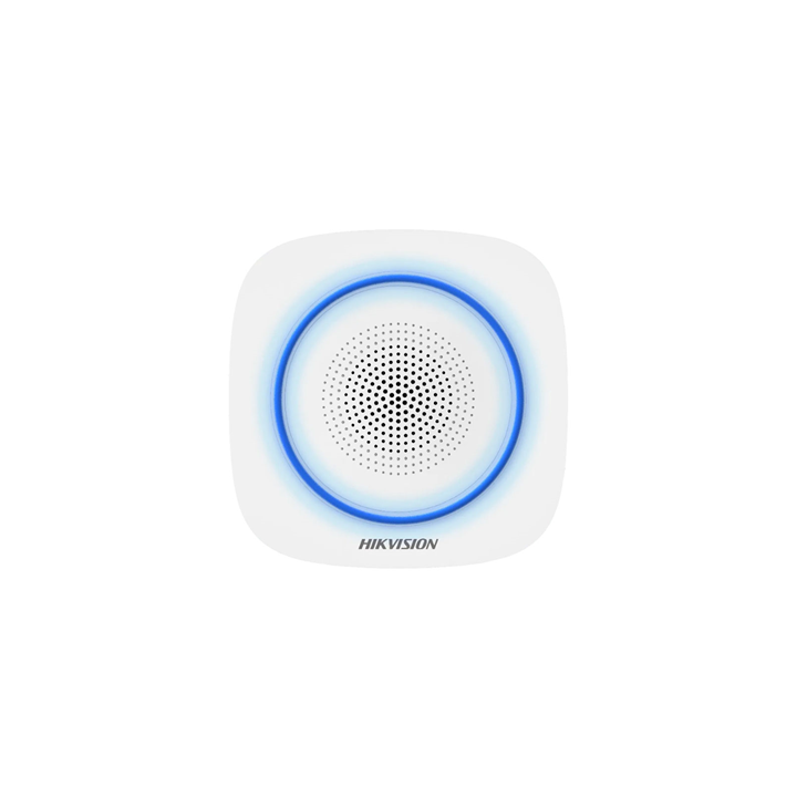 DS-PS1-I-WE/Blue Indoor siren,90~110dB,3*CR123A(inclu),868Mhz,EN