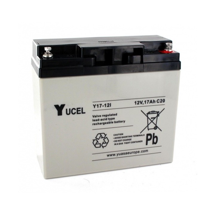 BATTERIE PLOMB 12V  17Ah  - 181X76X168 YUASA