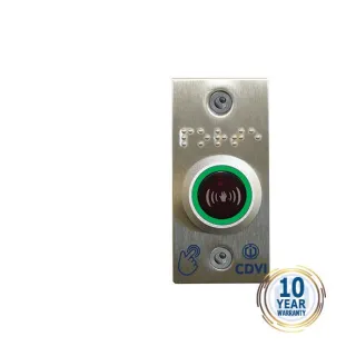 Commande Infrarouge Avec Plastron Inox 38X80