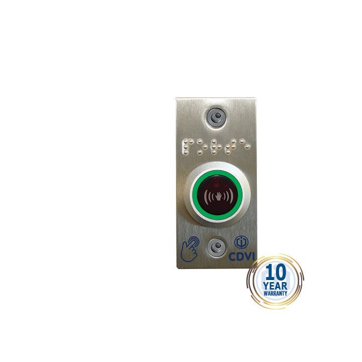 Commande infrarouge avec plastron inox 38x80