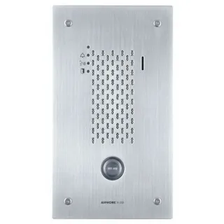 Platine Audio Ip, Encastrée Inox, 1 Bp, Synthèse Vocale & Pictos, Hauteur 165 Mm
