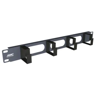 Panneau 19'' Guide Cordons Avec 4 Anneaux Plastiques 1U