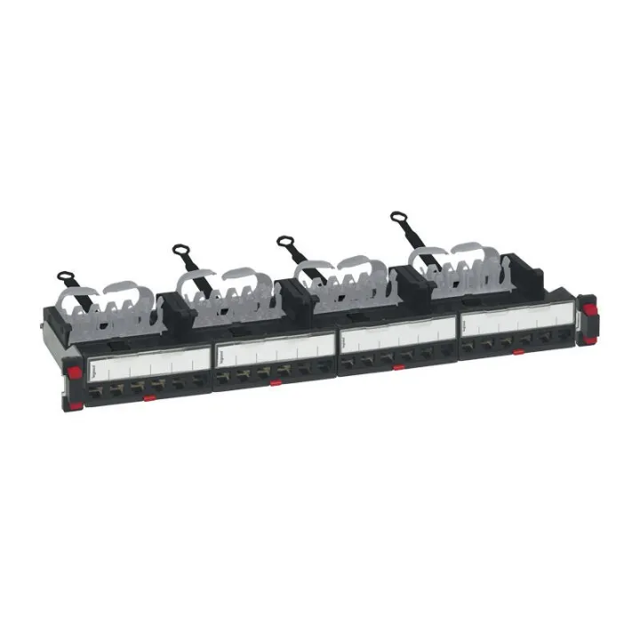 Panneau Brassage Droit 19Pouces 1U Lcs³ Avec Cassettes Nues À Équiper