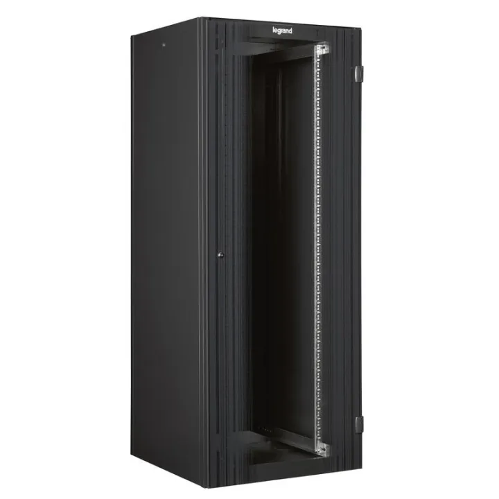 Baie 19pouces à porte avant simple livrée à plat Linkeo 42U -2026x800x800mm