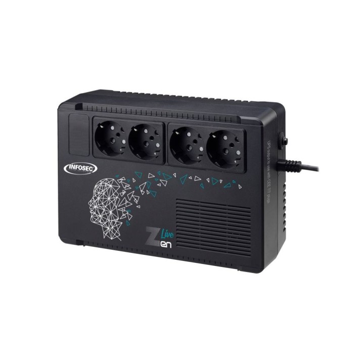 Zen Live 650-Ondul Line Interactiv 650 VA 4 Prises FR/SCHUKO