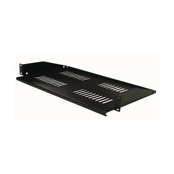 Plateaux modem fixations avant pour baies 19, 1U - 266mm Noir
