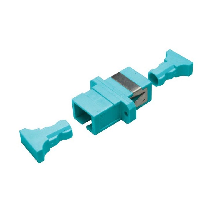 TRAVERSEE CLOISON OPTIQUE SC MULTI OM3 OM4 SPLEX (AQUA)