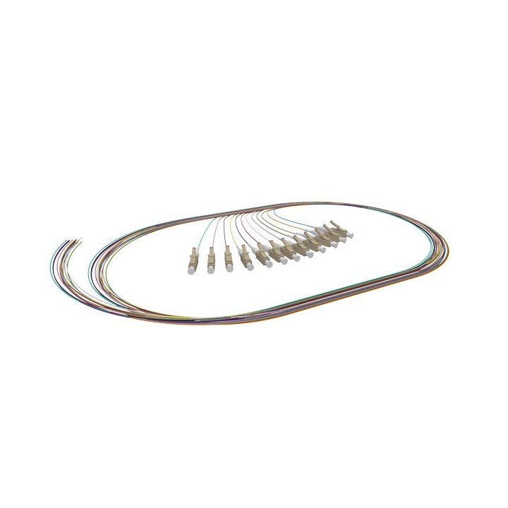 12 PIGTAILS LC MULTI OM3 50/125 1M SOUS BLISTER PACK