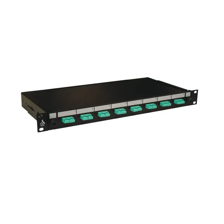 Tiroir Optique 19'' 8 Sc Duplex Om3 Om4 50/125 Aqua/Kit Management