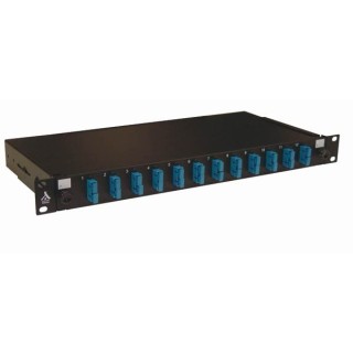 TIROIR OPTIQUE 19'' 12 SC MONO DUPLEX BLEU/ KIT MANAGEMENT
