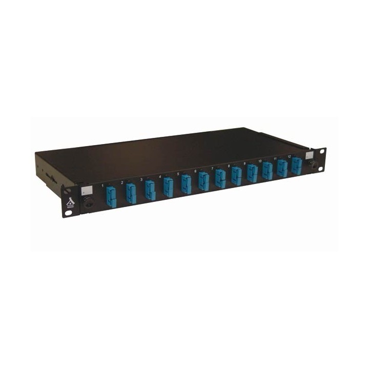 TIROIR OPTIQUE 19'' 12 SC MONO DUPLEX BLEU/ KIT MANAGEMENT