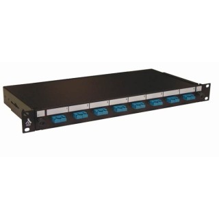 TIROIR OPTIQUE 19'' 8 SC MONO DUPLEX BLEU/ KIT MANAGEMENT