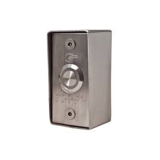 Bouton poussoir NO/NF , boitier Inox , avec anneau lumineux, mon