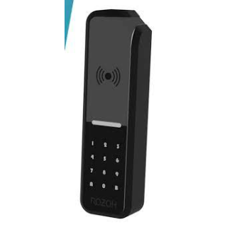 Clavier SLIM codé 12 touches+lecteur de badges mains-libres, à r
