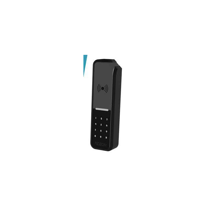 Clavier SLIM codé 12 touches+lecteur de badges mains-libres, à r