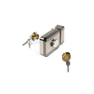 Motoverrou Applique Extérieur Horizontal 12-18V Avec 2 Cylindres (Entrée/Sortie)