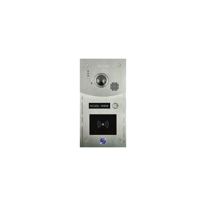Interphone 1 Bouton Avec Clavier Codé +Lecteur De Badge Mains-L