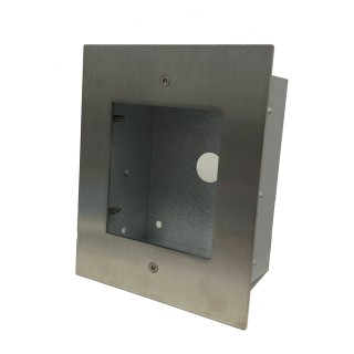 Boitier modulaire inox - 1 module - pose en encastrement