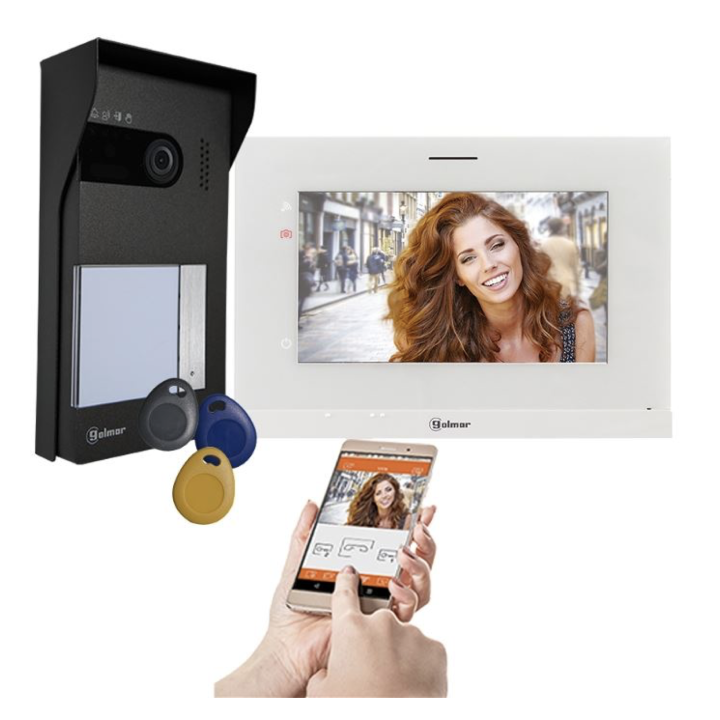 Kit vidéo Light SOUL ACCESS couleur 2 fils non polarisés 1 appel*