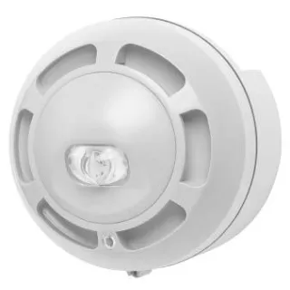 SIRENE FLASH RADIO CONFORME EN 54-3/EN 54-23 BLANC FLASH ROUGE