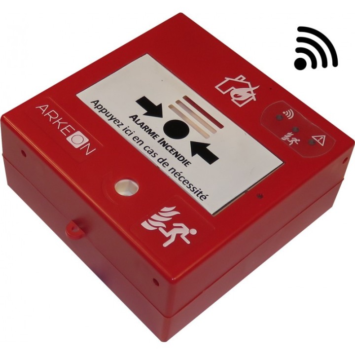 TYPE 4 DECLENCHEUR MANUEL RADIO INCENDIE