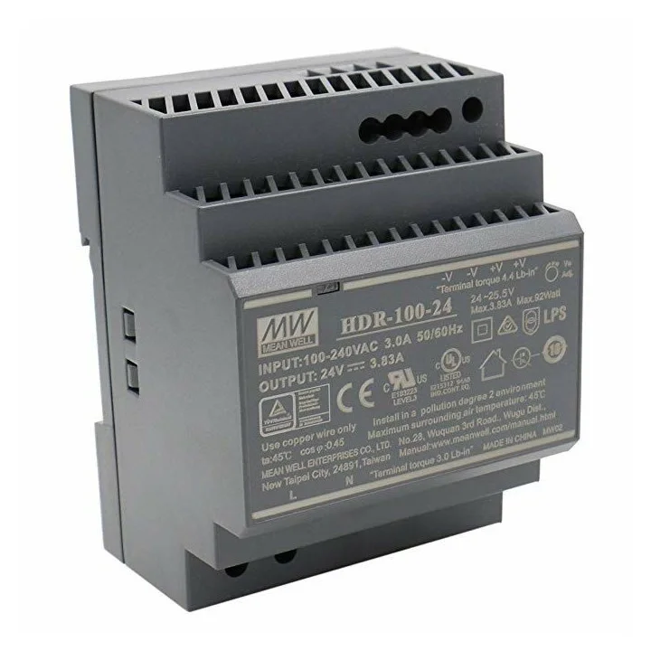 Alimentation Dc 100W 24V/4,2A 4 Mod